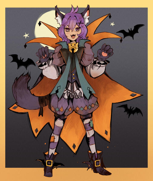 Ava Spookstar drawn by: @Elidyss