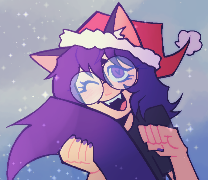 Ava Christmasstar drawn by: @catcoal on Discord