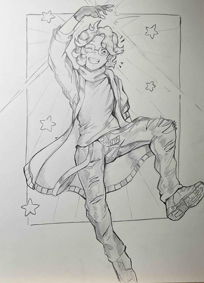 Starlit Aqult drawn by: @Elidyss